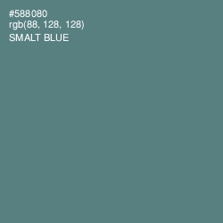 #588080 - Smalt Blue Color Image
